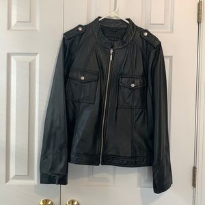 Genuine leather coat